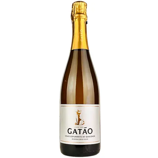 Вино игристое Gatao Reserve Spumante белое полусухое 12% 0.75 л