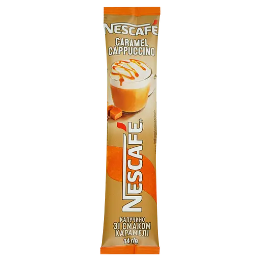 Напиток кофейный Nescafe Caramel Cappuccino растворимый стик 14 г
