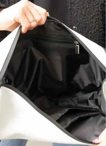 Женская сумка Sambag HOBO BAG-GLOVE Белая 25 х 58 х 4 см (53400008) - фото 9