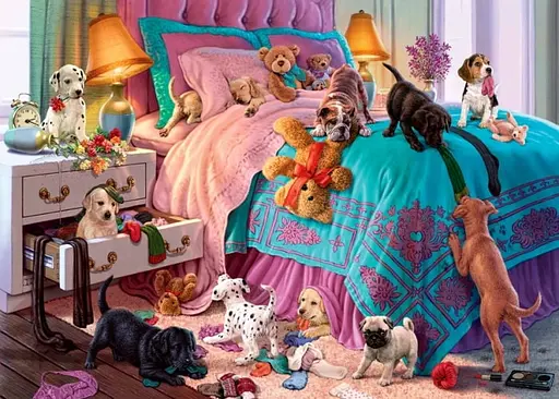 Пазл Anatolian Неслухняні цуценята 1000 ел. (1064) - фото 2