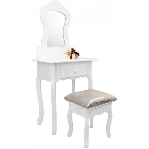 Детский туалетный столик Chomik Sisi с зеркалом + табурет - фото 5