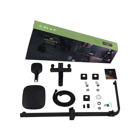 Душевая система Kroner KRP Edelstahl Kubus - SCH063 (CV022979) - фото 4