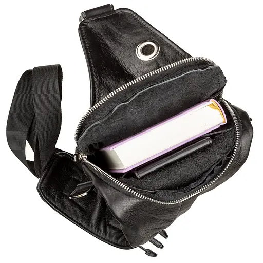 Сумка кожаная мужская SHVIGEL 17,5х30х6 см sum0012470 - фото 4