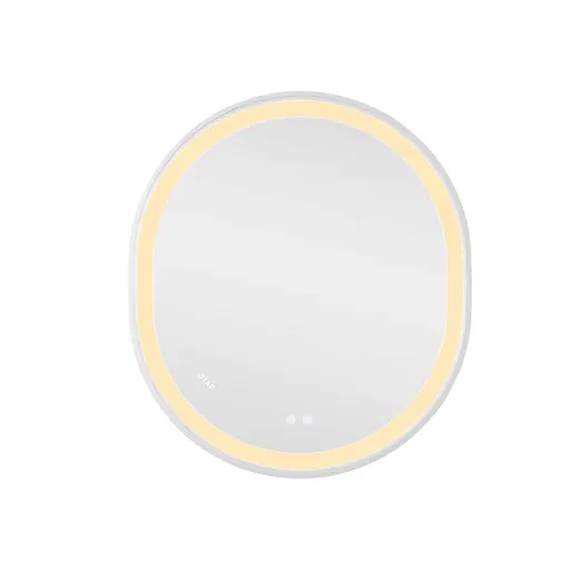 Дзеркало Qtap Gemini 800x700 з LED-підсвічуванням Touch, з антизапотіванням, з димером температури кольору (3000-6500K) Reverse QT2578R8071W - фото 5