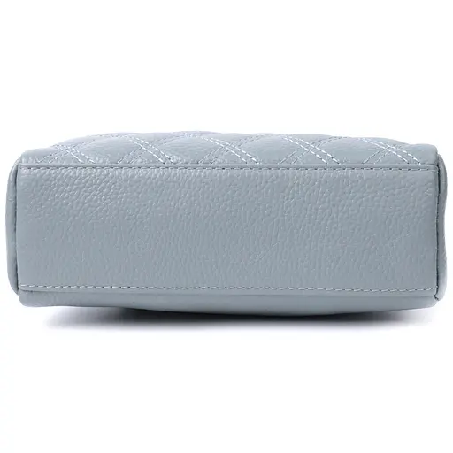 Женская сумка Vintage прошита ромбами на лицевой стороне из натуральной кожи 19.5х12.5х7 см sum0027020 - фото 6