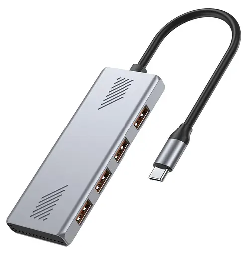 Хаб Gembird UHB-CM-U310-A4-01 на 4 порти USB 3.2 - фото 1