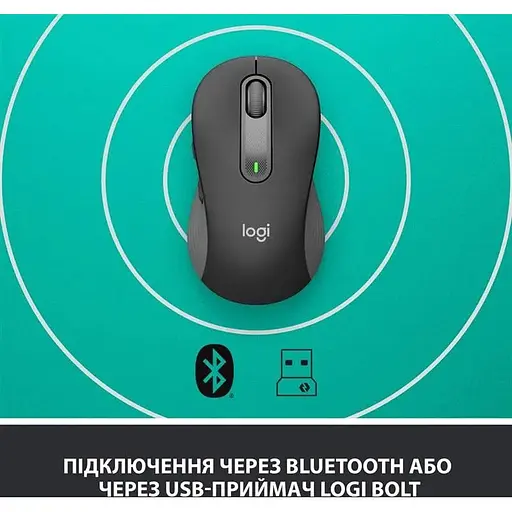 Мышь беспроводная Logitech Signature M650 L Graphite (910-006236) - фото 6