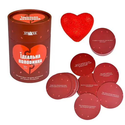 Настольная игра "Идеальная половинка" Strateg 30888 игральные карты 71 шт - фото 2