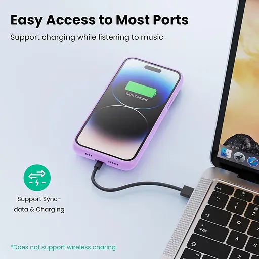 Чохол із зарядним для iPhone 14Plus/14Pro Max/13Pro Max, потужний портативний захисний чохол для зарядки ємністю 8600 мАг - фото 2