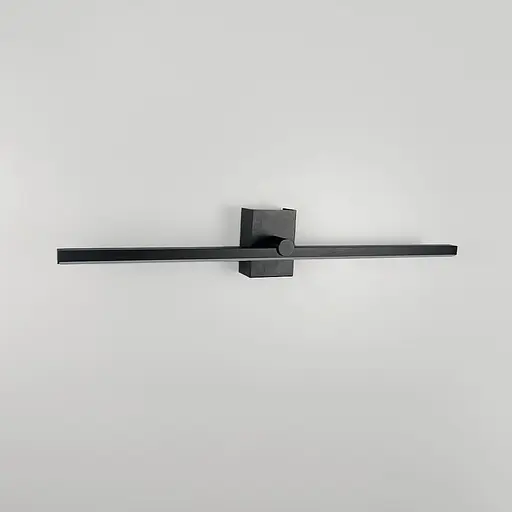 Світлодіодне видовжене бра у чорному металевому корпусі 60х7,5х9 см Line F Арт. C24/600 BK - фото 6