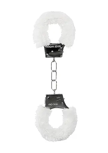 Наручники Ouch! Handcuffs Furry (білий) - фото 1
