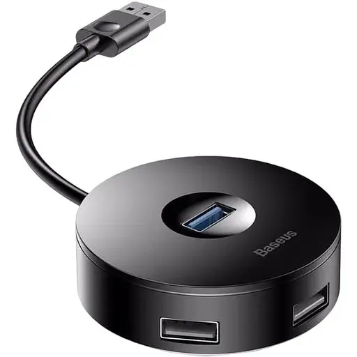 Хаб разветвитель Usb3.0 Baseus Round Box to 1Usb 3.0+3Usb 2.0 - фото 1