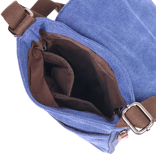 Цікава чоловіча сумка з текстилю 19х14х2 см Vintage 19х14х2 см sum0021454 - фото 4