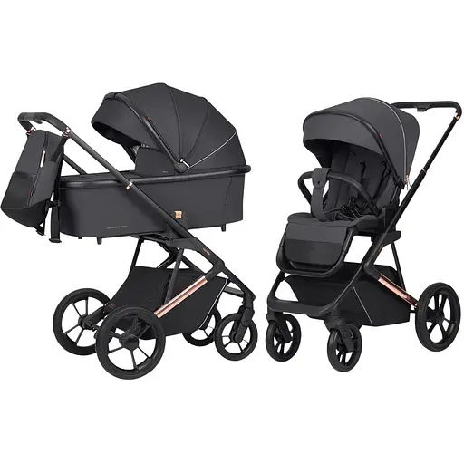 Універсальна коляска-книжка Carrello Sigma CRL-6509 NF 2в1 Stone Grey