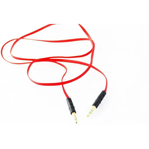 Аудіо подовжувач GRAND 1 м 3.5x3.5 кабель тато червоний