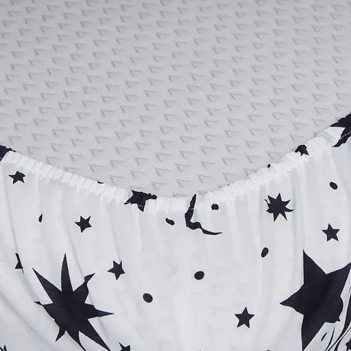 Простирадло на резинці Moon&Star Cosmos Ranforce Elite Gold 140х190х20 см - фото 2