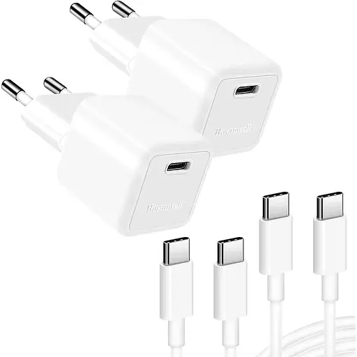 Зарядний пристрій USB C 20 Вт, швидкий зарядний пристрій Hosanwell Type C