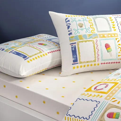 Постільна білизна Vario Sari Ранфорс / простирадло на резинці Tac pbe0051570 - фото 3