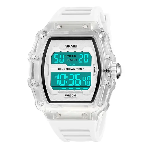 Наручний годинник чоловічий 2296WTWT White Skmei acs0030038 - фото 2