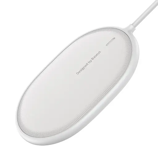 Бездротовий зарядний пристрій Baseus Light Magnetic 15W для iPhone 12 Білий (WXQJ-02) - фото 2