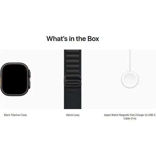 Смарт-часы Apple Watch Ultra 3, 49 мм Black Titanium Case with Black Alpine Loop Medium MF0V4 (145330) - фото 4