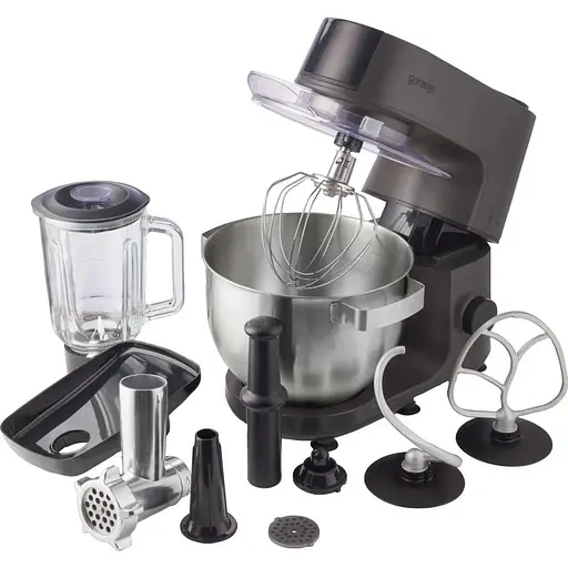 Кухонная машина Gorenje 1000W silver+black - фото 2