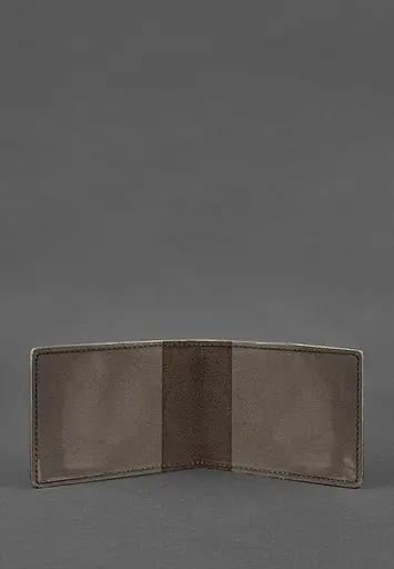 Универсальная кожаная обложка для удостоверения темно-коричневая Crazy Horse - фото 3