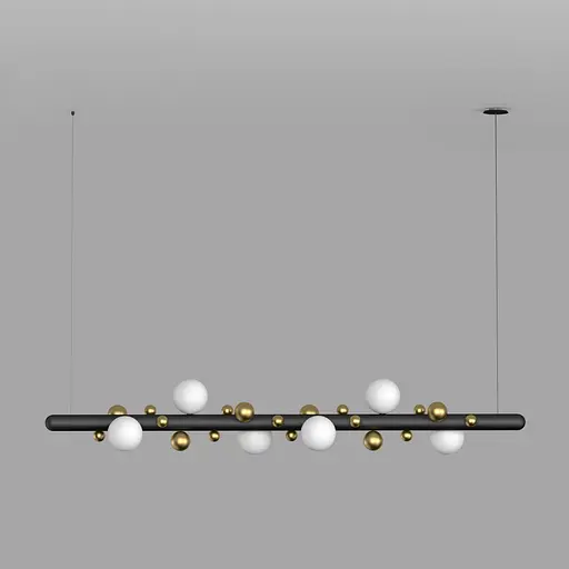 Підвісний світильник Babich Studio Lunar 1500 Black (RAL 9005) - фото 2