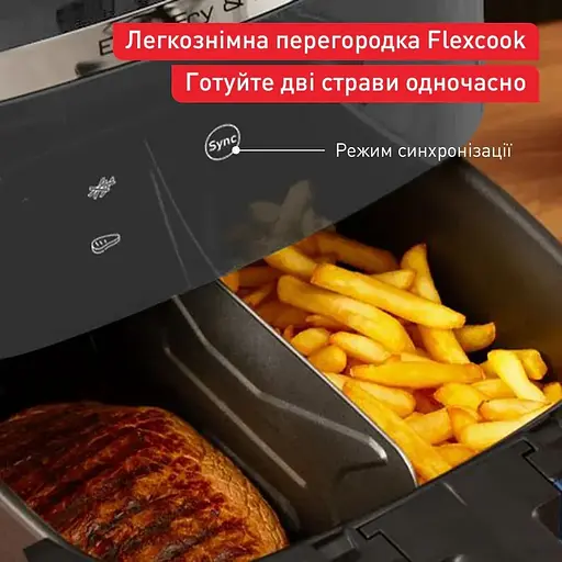Мультипіч Tefal EasyFry&Grill XXL 1830 Вт чорно-синя (EY801410) - фото 6