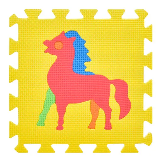 Детский коврик Мозаика "Животные" Bambi M 0376-1, 10 деталей, EVA, 30х30 см - фото 7