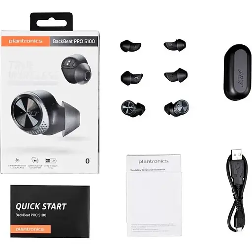 Наушники TWS Plantronics Backbeat Pro 5100 5.0 black Global - фото 6
