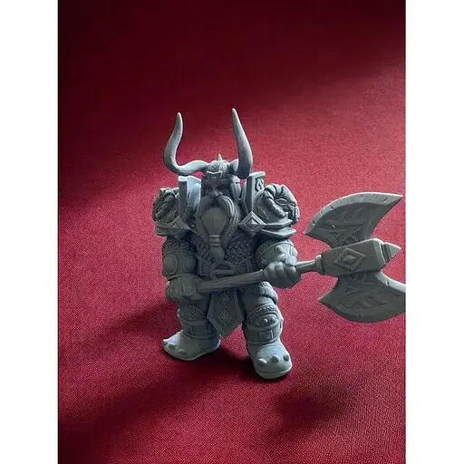 Фигурка коллекционная Warhammer Король Гномов размер 130 мм фигурка в подарок - фото 7