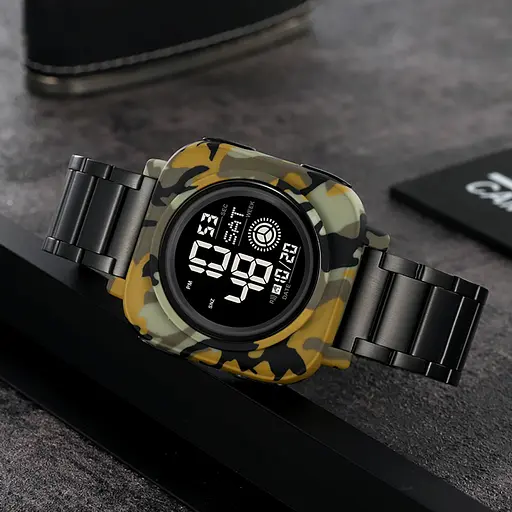 Наручний годинник чоловічий 2131CMGN Camo Green Skmei acs0030247 - фото 5