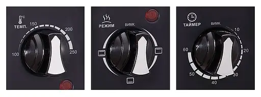 Духовка настольная Liberton LEO-400 Black - фото 2