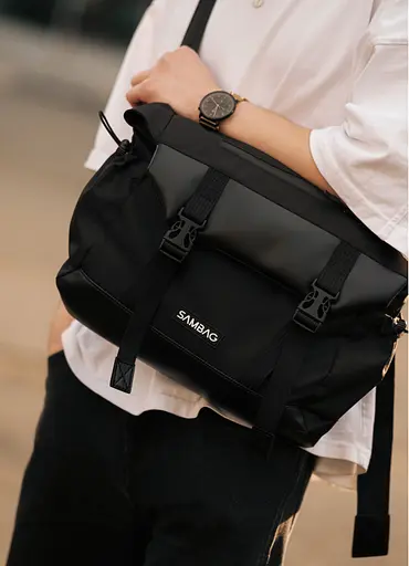 Мужская сумка Sambag DART Черная 33 х 24 х 10 см (51311301m) - фото 3