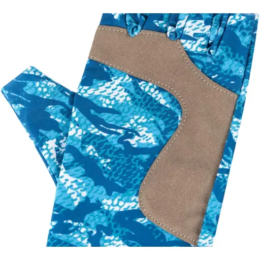 Рукавички Favorite Solar Fishing Gloves 5 Cut L/XL к:white/blue - фото 3