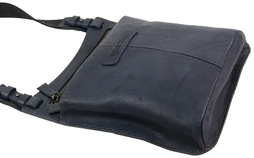 Мужская кожаная сумка Mykhail Ikhtyar 24х26х3 см sum0023017 - фото 8