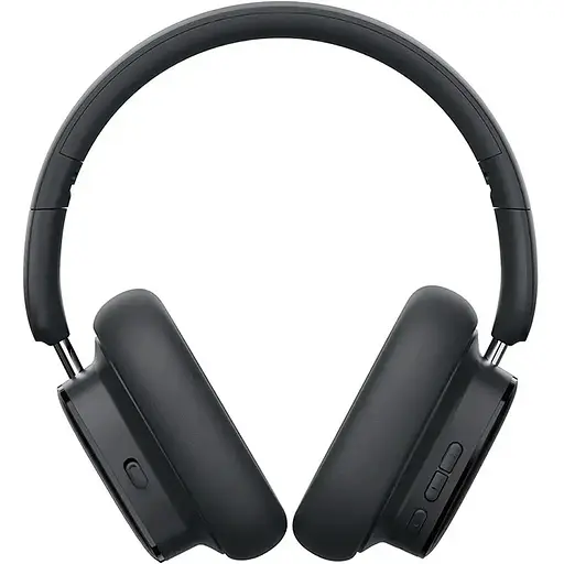 Накладні навушники Baseus Bowie H1i, Noise-Cancellation Wireless Headphones, BT5.3, 3.5mm, 600mAh, 100h, ANC, black