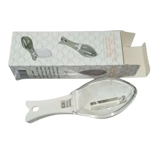 Рибочистка пластикова з контейнером 16 см, Kitchen Master Білий 84714 - фото 5