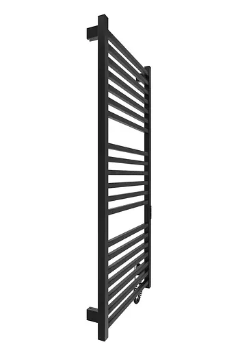 Электрический полотенцесушитель HF London 1170x530 black matte 6.1.0104.06.BM, Черный матовый, универсальное (коннектор), Электронный - фото 3