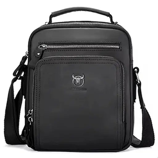 Шкіряна сумка чоловіча через плече BULL 23х18х8 см sum0028337 - фото 1