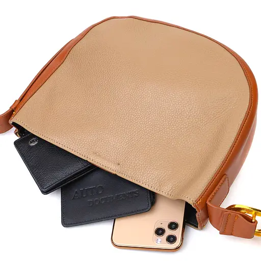 Сумка кожаная женская Vintage 26х19х6 см sum0022692 - фото 5