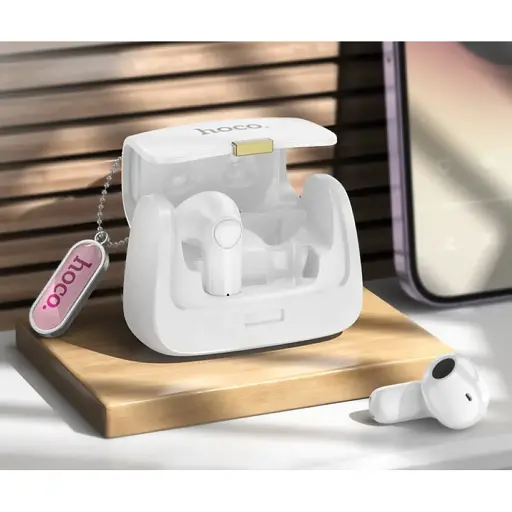 Наушники Hoco DES35 Dawn handbag BT headset White - фото 4
