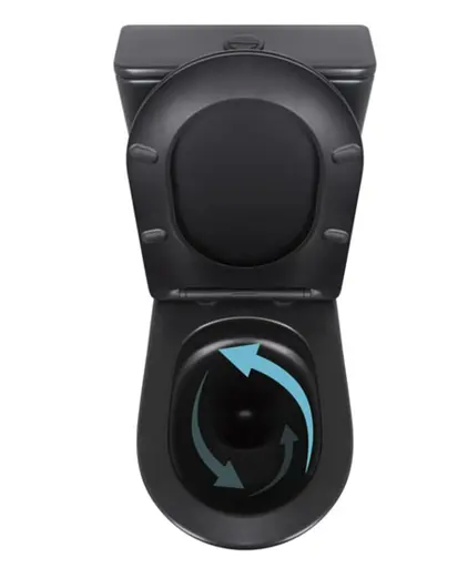 Унитаз напольный Qtap Robin Ultra Quiet с сиденьем Slim Duroplast/ Soft-close/ Quick Release QT13226083AMB - фото 5