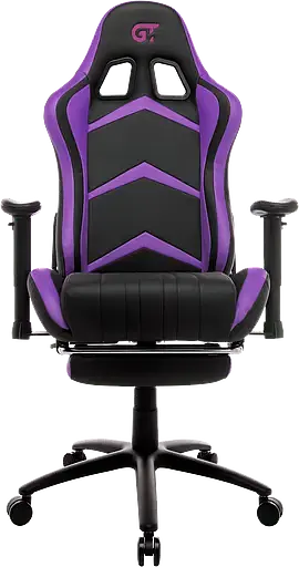 Геймерское кресло GT Racer черное с фиолетовым (X-2534-F Black/Violet) - фото 2
