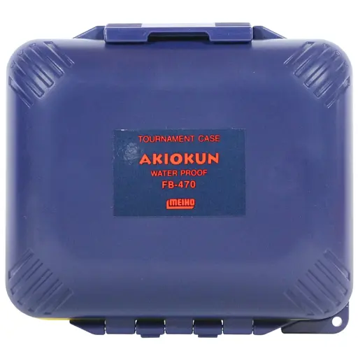 Коробка Meiho Fb-470 Waterproof Akio-kun 107x93x35mm Navy - фото 1