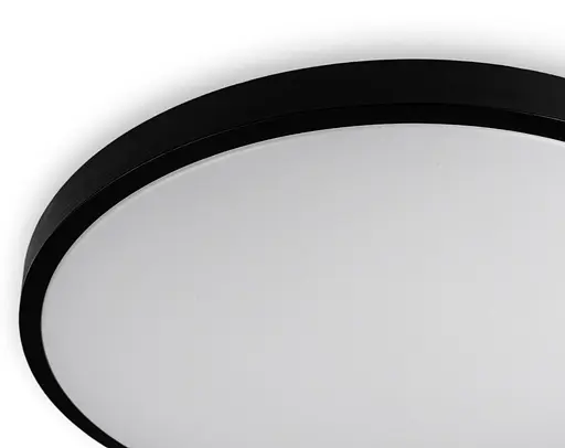 Потолочный светильник RING матовый 30W 395*60мм 4000К черный - фото 6