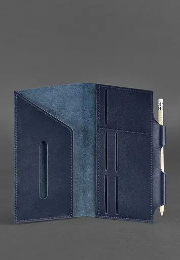 Кожаный тревел-кейс 3.0 Темно-синий - фото 5