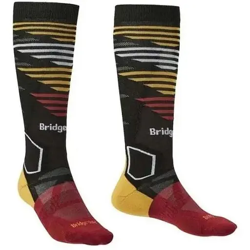 Шкарпетки Bridgedale Ski LW Graphite/Red L (1053-710212.223.L)