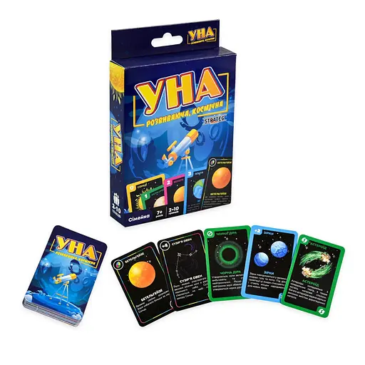 Карткова гра УНА космічна 30448 гральні картки 108 штук - фото 2